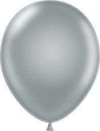 Metallic silver 17" T