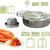 Multifuncional 9 em 1: Ralador, Fatiador e Cortador de Legumes e Verduras - BoxFast Tech