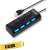 ATACADO - Hub USB 2.0 Premium - 4 Portas de Alta Velocidade com Liga/Desliga