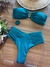Biquíni Hot Pants Azul Metálico na internet
