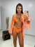 Saída Glamour Renda Laranja - comprar online
