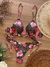 Biquíni Cortininha Rosas e Oncinha - Glamour Boutique Moda Praia