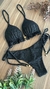 Biquíni Cortininha Preto Lurex - Glamour Boutique Moda Praia