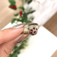 Anillo Frutillita -Plata y oro
