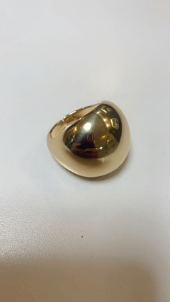 Anillo acero dorado - comprar online