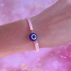 Pulsera en macrame Rosa