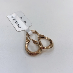 Aros Criollitas Mini 15mm- Oro rojo 18k en internet