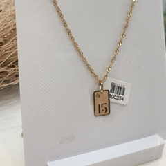 Conjunto Medalla 15 Años Oro 18k - Be Gloss Joyas