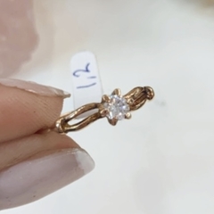 Anillo Solitario 18k - tienda online