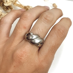 Anillo Nudo Acero Quirúrgico