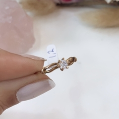 Anillo Solitario 18k - Be Gloss Joyas