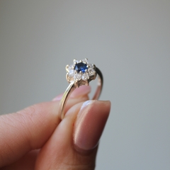 Anillo en Flor Cristales - comprar online