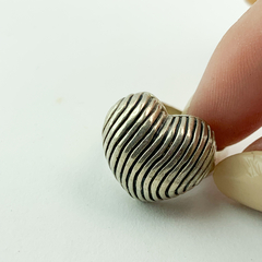Anillo Corazon Lineas - Be Gloss Joyas