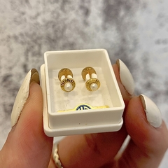 Abridor 18kt Perla en Flor - comprar online