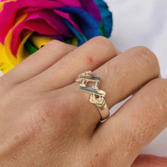 Anillo Triangulos - Be Gloss Joyas