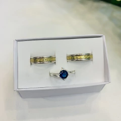 PROMO!! Combo Alianzas Plata y Oro Labaradas y Cintillo