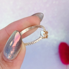 Anillo rombo cristal - Plata 925 en internet