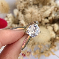 Anillo con cristal - Plata 925 - Be Gloss Joyas