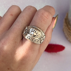 Anillo Plata inflada