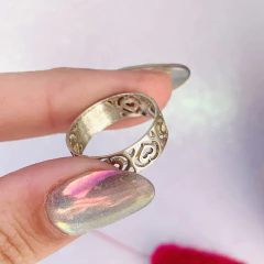 Anillo corazones calados - Plata 925 - Be Gloss Joyas