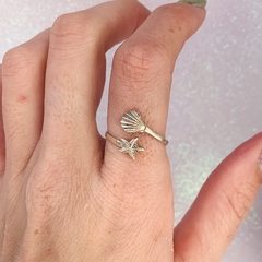 Anillo mar y estrella - Plata 925 - comprar online