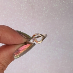 Anillo Curva con Detalle de Piedras – Plata 925 en internet