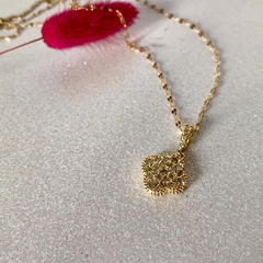 Cadena Gloss Trebol Gold -Bañado en oro - tienda online