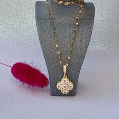 Imagen de Cadena Gloss Trebol Gold -Bañado en oro