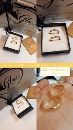 Alianzas Oro 18k 3gr Italianas - tienda online