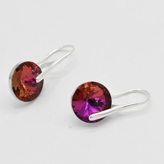 Aros Swarovski Rosas