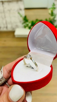 Anillo Circulo Cubic plata 925
