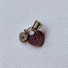 Dije Charm Pandora 2 Corazones- Plata 925 - comprar online