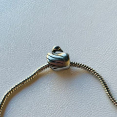Dije Charm Pandora Cisne- Acero Quirurgico