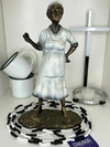 IMAGEM UMBANDA - PRETA VELHA | RESINA | 20CM