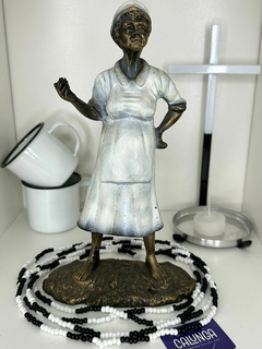 IMAGEM UMBANDA - PRETA VELHA | RESINA | 20CM
