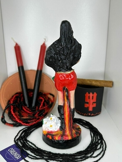IMAGEM UMBANDA - POMBAGIRA SETE ROSAS | GESSO | 20CM - comprar online