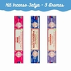 KIT C/ 3 INCENSOS MASSALA SATYA | SORTIDOS | INDIANO ORIGINAL