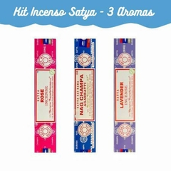 KIT C/ 3 INCENSOS MASSALA SATYA | SORTIDOS | INDIANO ORIGINAL