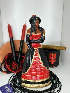 IMAGEM UMBANDA - POMBAGIRA DO CABARÉ | GESSO | 20CM