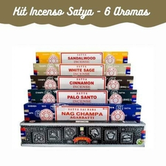 KIT C/ 6 INCENSOS MASSALA SATYA | SORTIDOS | INDIANO ORIGINAL