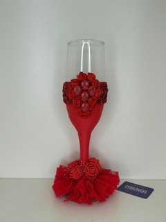 TAÇA PARA POMBAGIRA | LUXO | ROSA CAVEIRA - UNIDADE