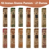 KIT C/ 12 INCENSOS NIRVANA PREMIUM | SORTIDOS | 100% NATURAL