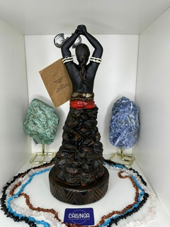 IMAGEM ORIXÁ - XANGÔ | RESINA | 26CM | ORIGINAL CAMASI - comprar online