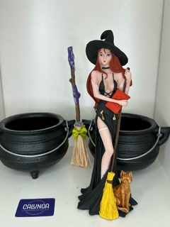 IMAGEM BRUXARIA - BRUXINHA | RESINA | 20CM