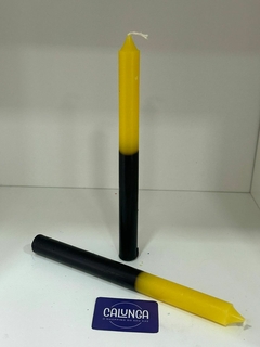 VELA PALITO BICOLOR - 1KG (32 unidades) ESCOLHA A COR - CALUNGA