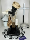 IMAGEM UMBANDA - PRETO VELHO | RESINA | 25CM | ORIGINAL CAMASI