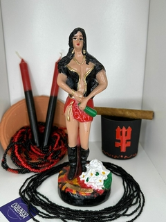 IMAGEM UMBANDA - POMBAGIRA SETE ROSAS | GESSO | 20CM