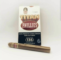 CHARUTO PHILLIES TITAN | TRADICIONAL, CHOCOLATE E COGNAC - CAIXA - comprar online