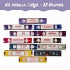 KIT C/ 12 INCENSOS MASSALA SATYA | SORTIDOS | INDIANO ORIGINAL