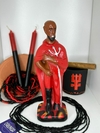 IMAGEM UMBANDA - EXU GIRA MUNDO | GESSO | 20CM